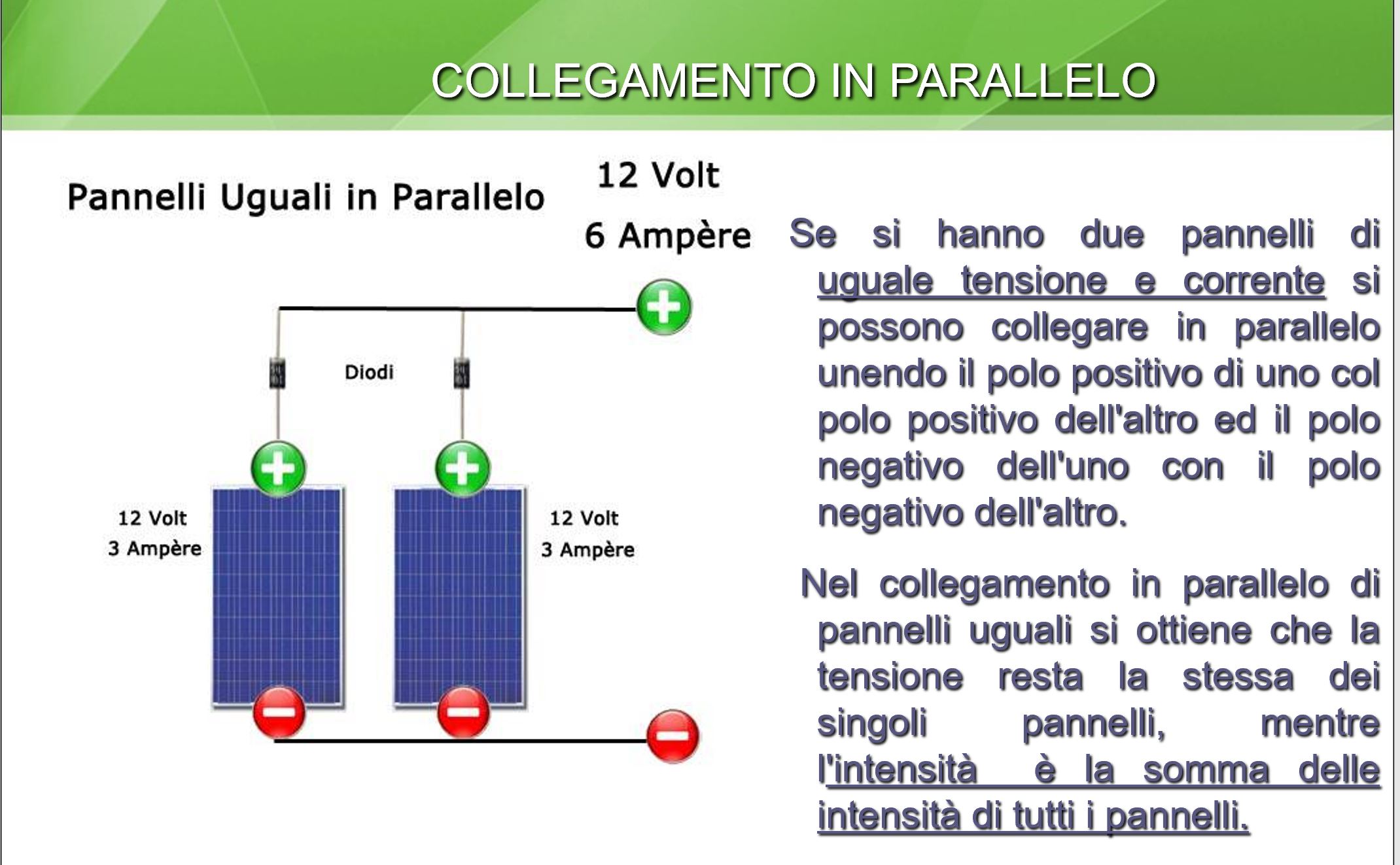 collegamento in parallelo
